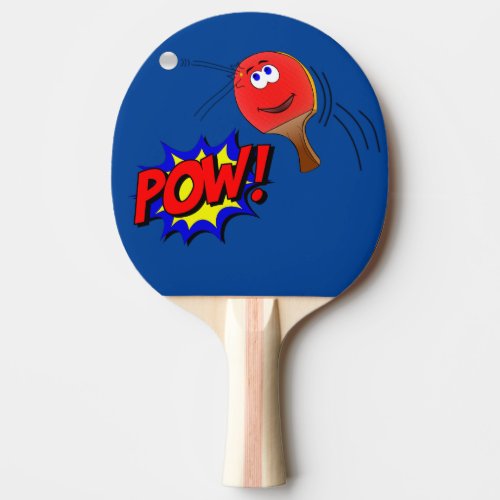 Ping Pong Emoji Sportswomans Pala in Action Ping Pong Paddle
