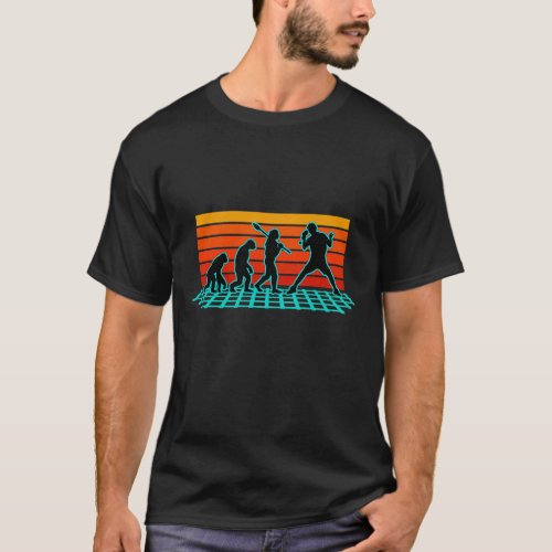Ping Pong Evolution Sunset Retro Vintage T_Shirt