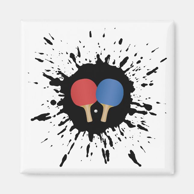 Ping Pong Explosion Magnet (Front)