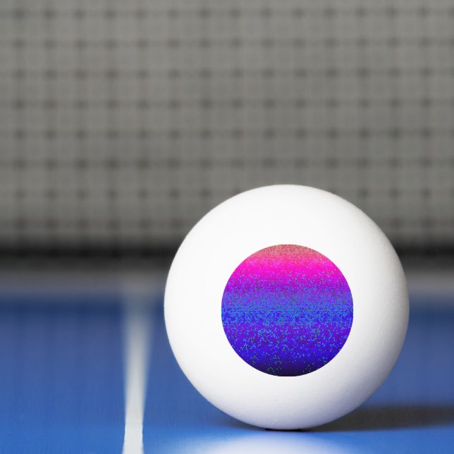 Ping Pong Glitter Star Dust Ping-Pong Ball (Net)