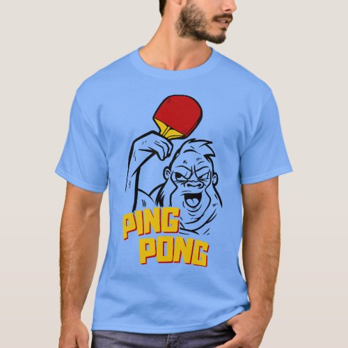 Ping Pong Gorilla T_Shirt