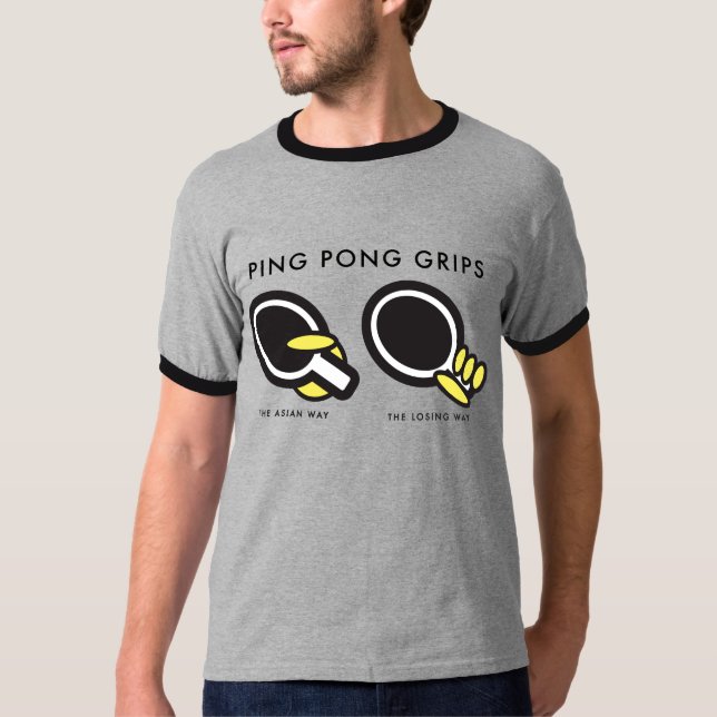 Ping Pong Grips T-Shirt (Front)
