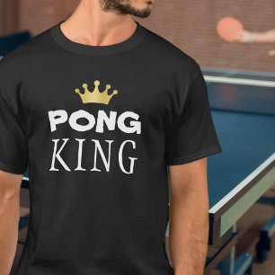 PING PONG KING Gold Crown T-Shirt