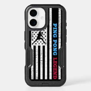 Ping Pong Legend Champion Table Tennis Men Women iPhone 16 Case