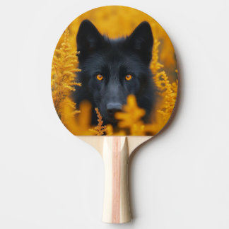Ping Pong Lobo Negro Pala Ping Pong Paddle