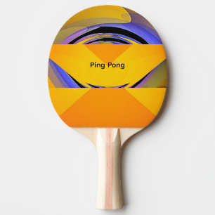 Ping Pong Logo Paddle