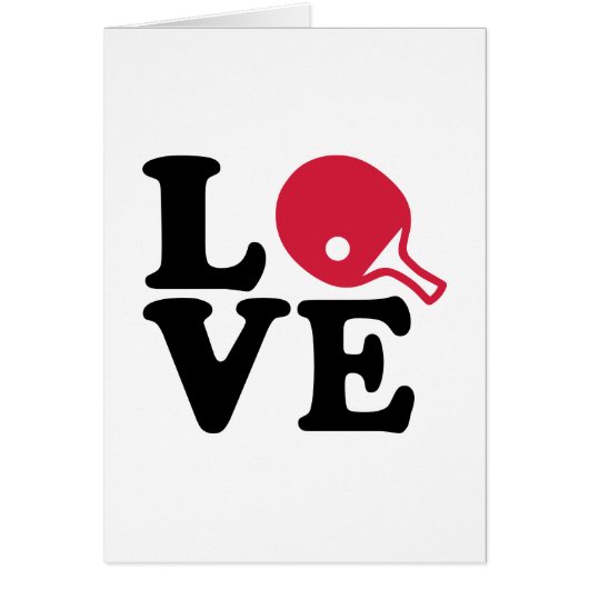 Ping pong love cards (Front)