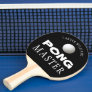 PING PONG MASTER Personalized Editable Black Ping Pong Paddle