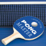 PING PONG MASTER Personalized Editable Blue Ping Pong Paddle