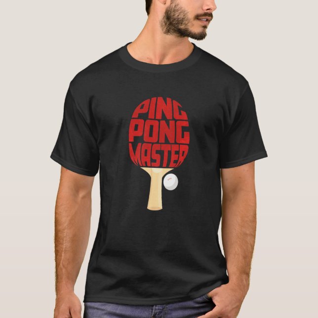 Ping Pong Master Table Tennis T-Shirt (Front)