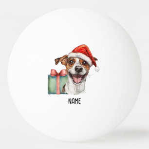 Ping pong Merry Christmas with Santa Dog Ball