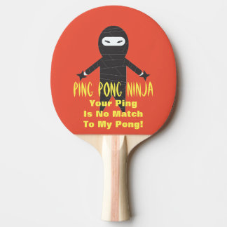 Ping Pong Ninja Funny Ping Pong Paddle