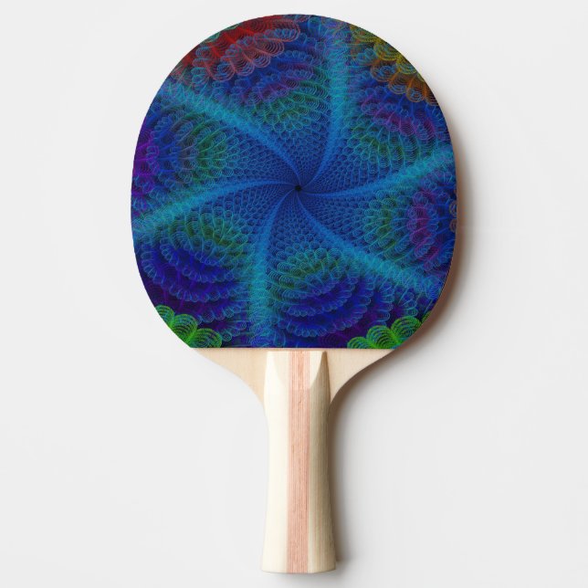 Ping Pong Paddle/Abstract Swirls Paddle (Front)