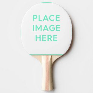 Ping Pong Paddle, Black Rubber Back Paddle