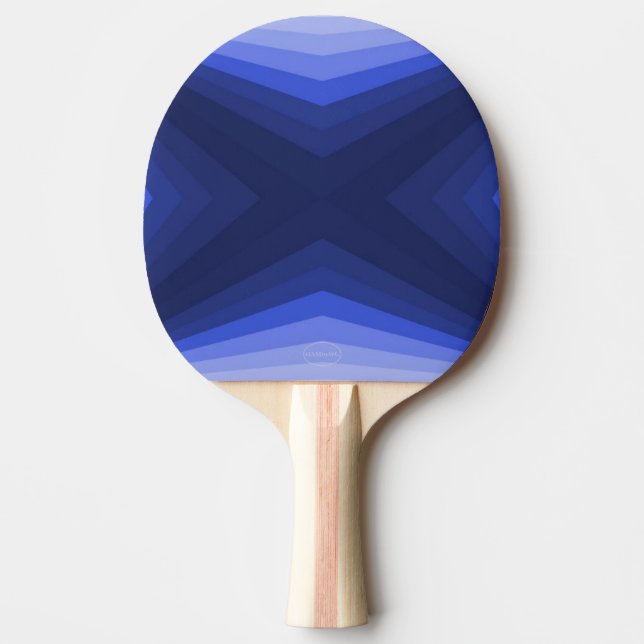 Ping-Pong Paddle - Blue Gradient - HAMbyWG (Front)