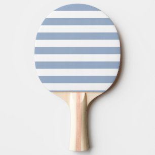 Ping Pong Paddle Blue & White Stripe