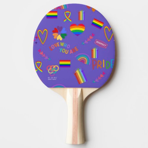  Ping Pong Paddle celebrating diversity in every 