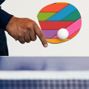 Ping Pong Paddle Colorful