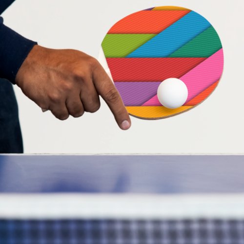 Ping Pong Paddle Colorful 