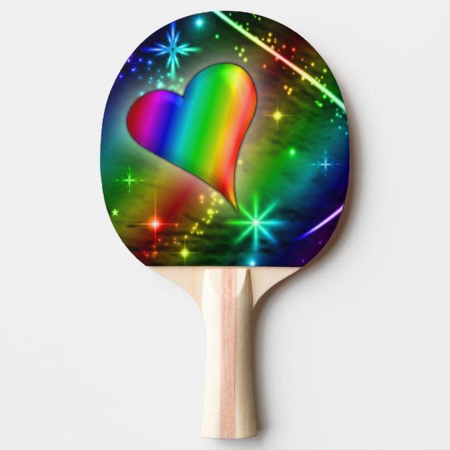 Ping Pong Paddle/Hearts Ping-Pong Paddle (Front)