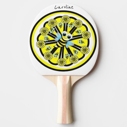 Ping Pong Paddle Lemon Bumblebee