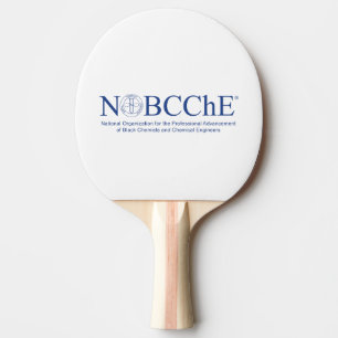Ping Pong Paddle - NOBCChE logo