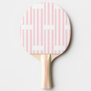 Ping Pong Paddle Pink & White Stripe