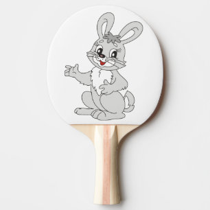 Ping Pong Paddle. Rabbit. Ping-Pong Paddle