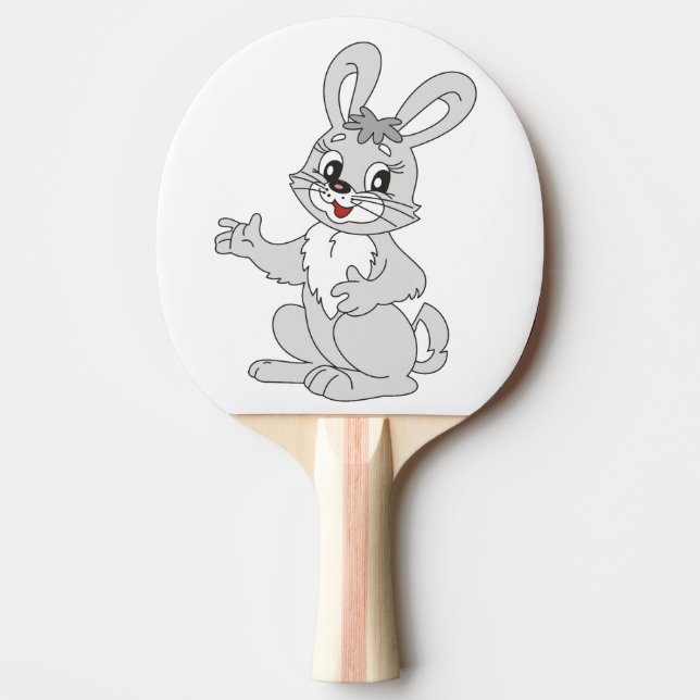 Ping Pong Paddle. Rabbit. Ping-Pong Paddle (Front)