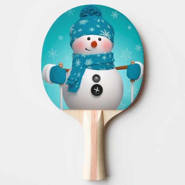 Ping Pong Paddle/Snowman Paddle (Front)