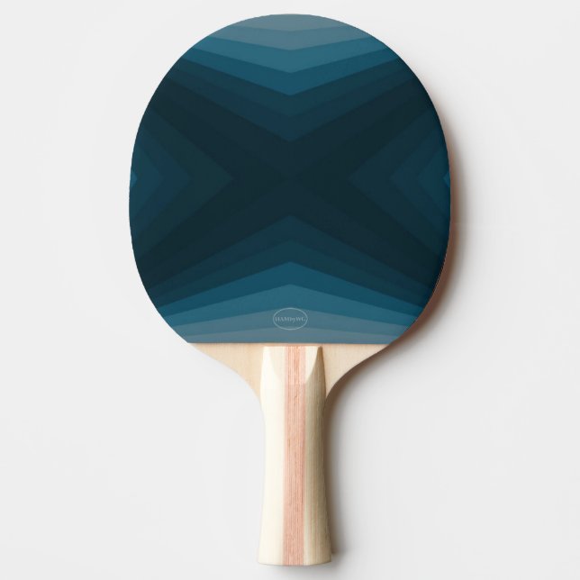 Ping-Pong Paddle - Teal Gradient - HAMbyWG (Front)