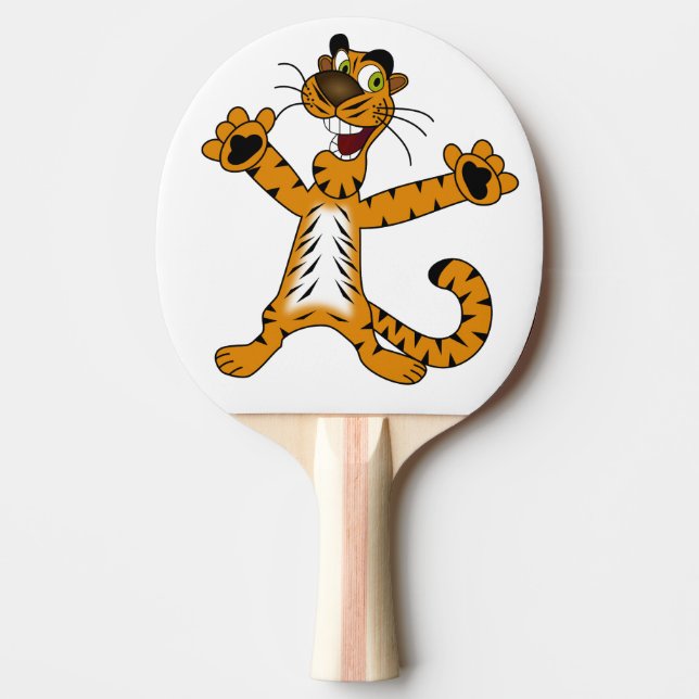 Ping Pong Paddle. Tiger. Paddle (Front)