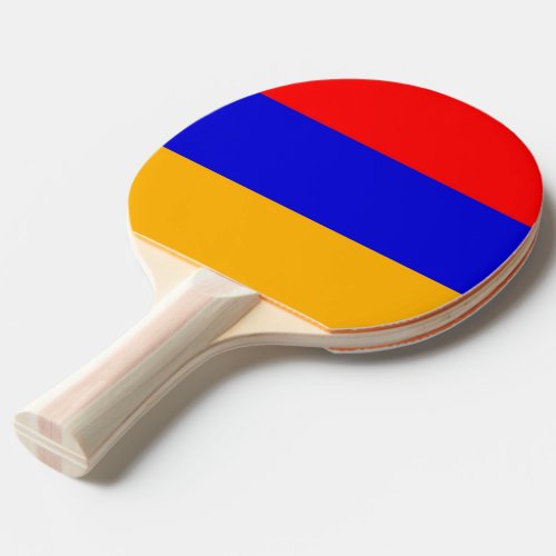 Ping pong paddle with Flag of Armenia