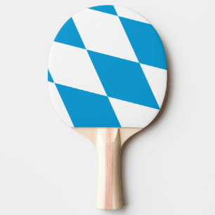 Ping pong paddle with Flag of Bavaria