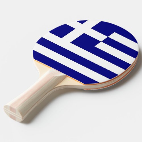 Ping pong paddle with Flag of Greece