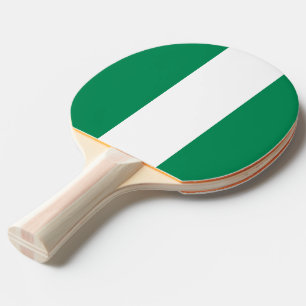 Ping pong paddle with Flag of Nigeria