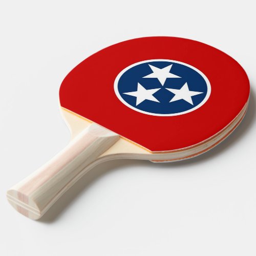 Ping pong paddle with Flag of Tennessee USA