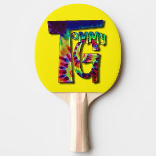 Ping Pong Paddle with your favorite musicians logo