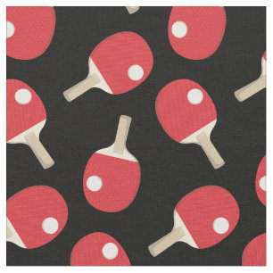 Ping Pong Paddles Balls Games Fabric