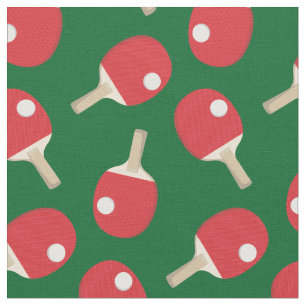Ping Pong Paddles Balls Games Fabric