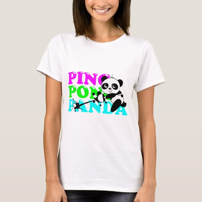 Ping-Pong Panda T-Shirt (Front)