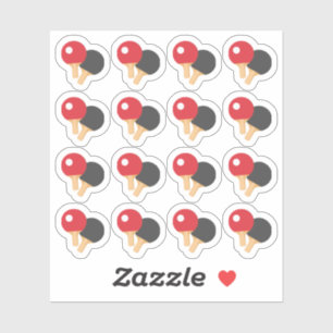Ping Pong Players Sports Game Reminder Planner  Sticker
