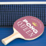 PING PONG QUEEN Personalized Editable Rose Gold Ping Pong Paddle