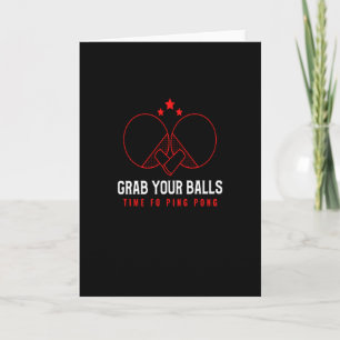 Ping Pong Saying Funny Card