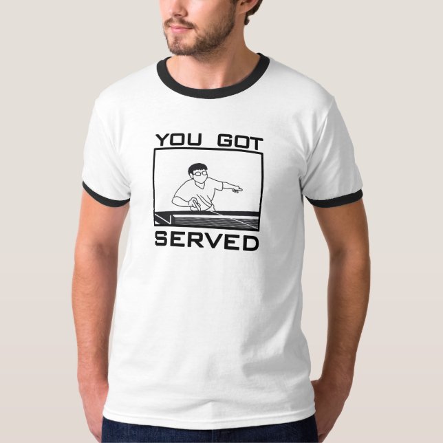 Ping Pong Service T-Shirt (Front)