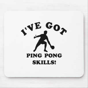 ping pong skill gift items mouse pad