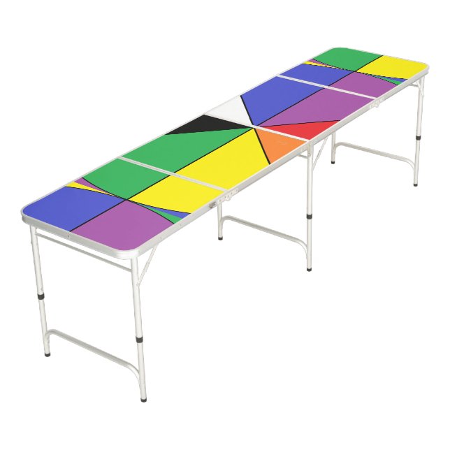 Ping Pong Table - Color Wheel - HAMbyWG (Angled)