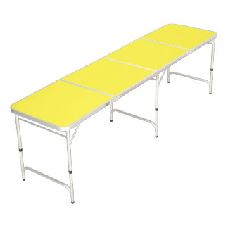 Ping Pong Table Happy Soft Yellow 
