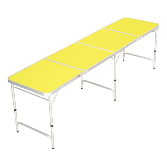 Ping Pong Table Happy Soft Yellow  (Angled)