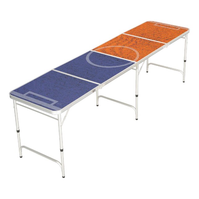 Ping Pong Table - Orange and Blue by HAMbWG (Angled)